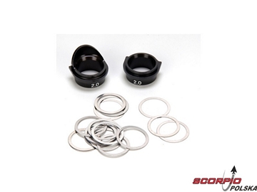 Rear Gearbox Bearing Inserts. Aluminum 8B/8T 2.0 / LOSA4454