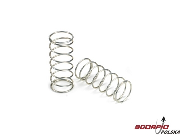 15mm Springs 2.3" x 4.4 Rate. Silver: 8B / LOSA5451