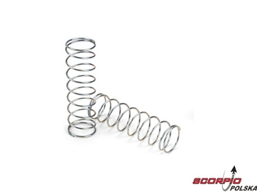 15mm Springs 3.1' x 2.8 Rate. Silver: 8B / LOSA5457