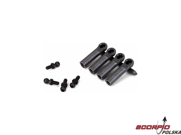 Ball Studs & Ends.HD 4-40x.215" / LOSA6025
