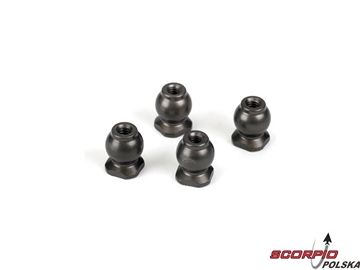 Suspension Balls 8.8mm Flanged: 8B.8T Suspension Balls 8.8mm Flanged: 8B.8T / LOSA6048