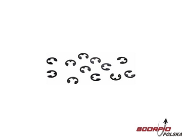 5mm E-Clips (12) / LOSA6109