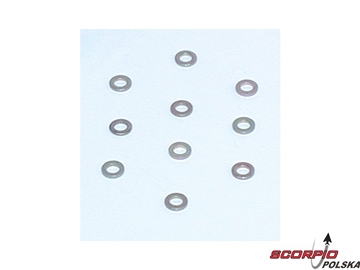 #4 Narrow Washers (10) #4 Narrow Washers (10) / LOSA6215