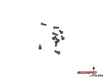 2-56 x 1/4" Button Head Screws (10) / LOSA6255