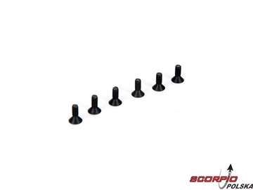 4-40 x 5/16" Buttonhead Screw (6) / LOSA6269