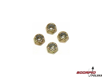 5-40 Locking Nuts.Steel 5-40 Locking Nuts.Steel / LOSA6302