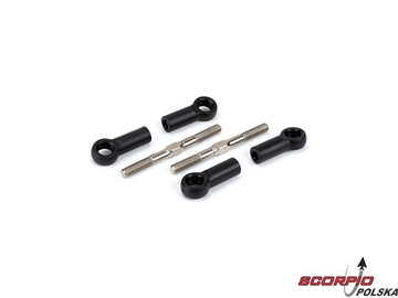 Turnbuckles 5mmx60mm w/Ends:8B Turnbuckles 5mmx60mm w/Ends:8B / LOSA6540
