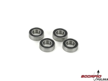 8x16mm Sealed Ball Bearing (4) 8x16mm Sealed Ball Bearing (4) / LOSA6942