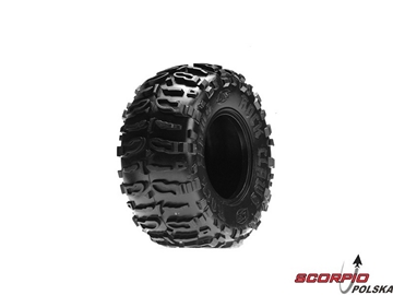 Front/Rear Rock Claws 2.2 Tires w/ Foam. Blue (2) / LOSA7682B