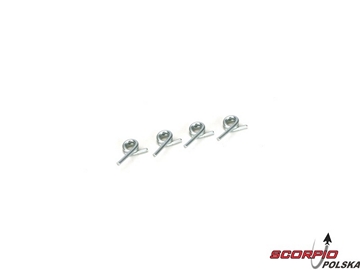 Clutch Springs. Silver(4): 8B. 8T / LOSA9115