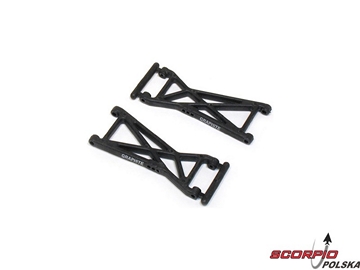 Front A-Arms.Graphite/Composite: XX4 / LOSA9735
