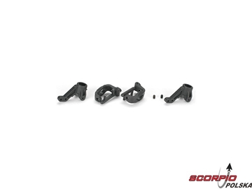 Front Spindles & Carriers 4-Deg. EA3: all X-S / LOSA9762