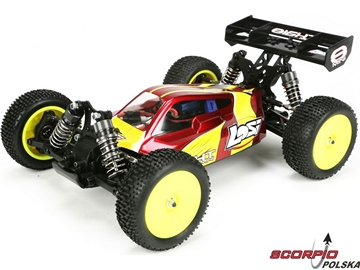 Losi Mini8 1:14 4WD Brushless czerwony RTR / LOSB0224IT2