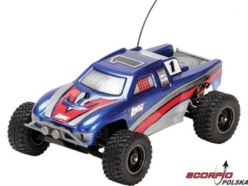 Losi Micro-Desert Truck 1:36 RTR niebieski / LOSB0233T2