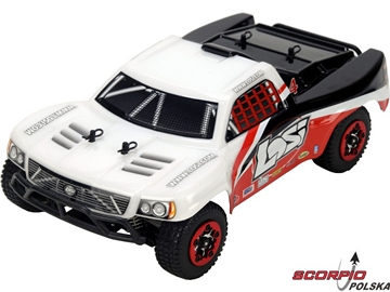 Losi Micro-Short Course 1:24 4WD RTR biało/czerwon / LOSB0240IT1