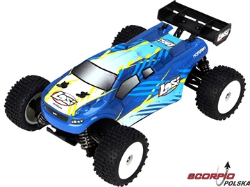 Losi Micro-Truggy 1:24 4WD RTR niebieski Losi Micro-Truggy 1:24 4WD RTR niebieski / LOSB0244IT2