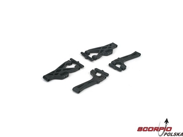 Front/Rear Suspension Arm Set (2pr): MLST / LOSB0908