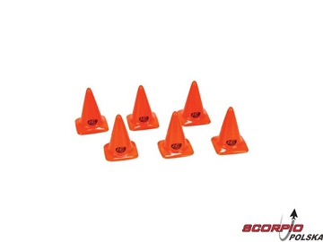 Course/Track Cones. Orange 2.75in (6) / LOSB1107