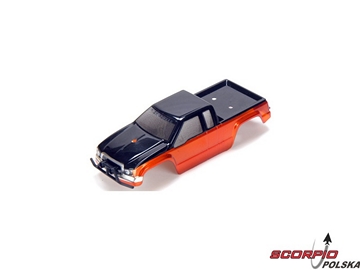 Micro HIGHroller Painted Body. Orange with Bumpers / LOSB1559