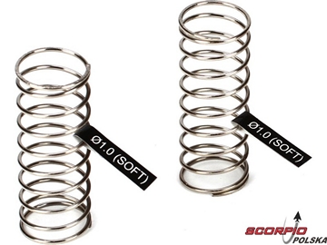 Rear Shock Spring Set; Soft (2): Mini 8IGHT / LOSB1944