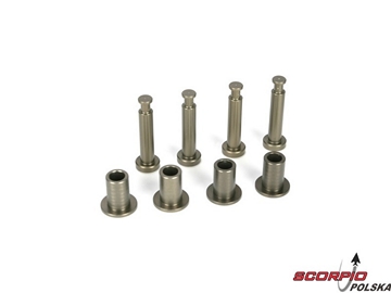 Front King Pins & Arm Bushings. Alum. 5TT Front King Pins & Arm Bushings. Alum. 5TT / LOSB2074