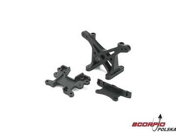 Front/Rear Shock Tower w/Pin Mounts: LST. AFT / LOSB2151