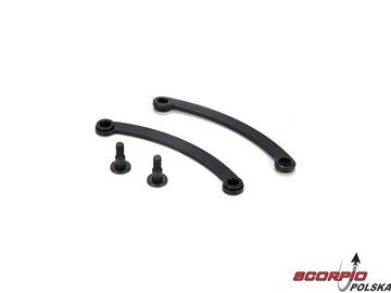 Steering Drag Link & Hardware: 10-T Steering Drag Link & Hardware: 10-T / LOSB2279