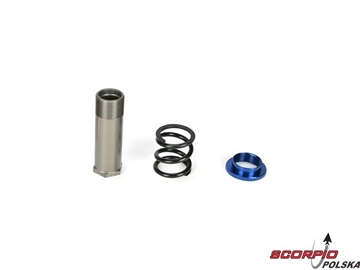 Servo Saver Tube. Spring & Adjuster: 5TT / LOSB2553