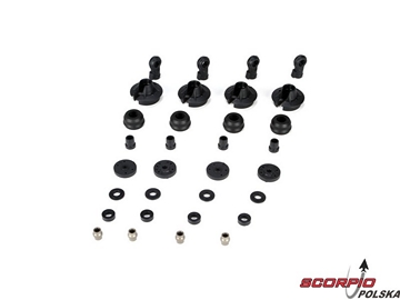 Shock Plastics & Balls (4): 5TT Shock Plastics & Balls (4): 5TT / LOSB2855