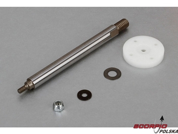 Nutted Shock Shaft & Piston Kit, Front: 5T Nutted Shock Shaft & Piston Kit, Front: 5T / LOSB2871