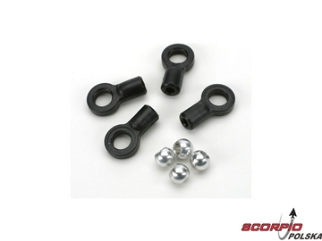 Shock Rod Ends: Slider. HRL.SCT / LOSB2902
