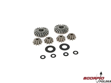 Internal Diff Gears & Shims (6): 5TT / LOSB3202