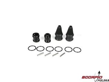 F/R Center Drive Pinion Coupler Set (2): 5TT F/R Center Drive Pinion Coupler Set (2): 5TT / LOSB3220