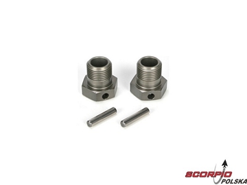 F/R Wheel Hex & Pin (2): 5TT / LOSB3225
