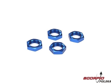 Wheel Nuts. Blue Anodized (4): 5TT / LOSB3227
