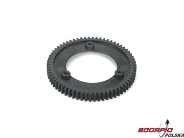 66T Spur Gear-Use w/22T Pinion: LST. LST2 / LOSB3419