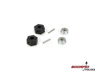 Wheel Hex Set: XXX-SCT Wheel Hex Set: XXX-SCT / LOSB3497