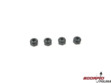 Wheel Hex Set. Hard Anodized (4): LST. AFT. MGB / LOSB3509