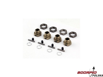 17mm Hex Adapter Set (4): LST2. MUG / LOSB3516
