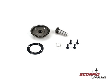 Front/Rear Diff Ring & Pinion: LST. LST2. AFT. MGB Front/Rear Diff Ring & Pinion: LST. LST2. AFT. MGB / LOSB3534