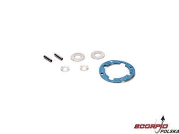 Diff Seals/Shims/Pins & Gasket: 10-T Diff Seals/Shims/Pins & Gasket: 10-T / LOSB3568
