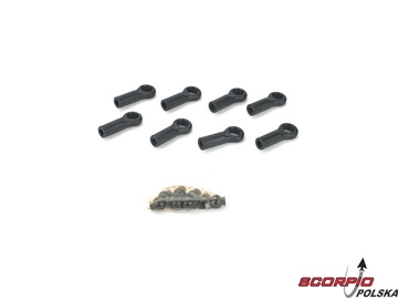 Rod Ends & Pivot Balls (8): LST. LST2.AFT. MGB Rod Ends & Pivot Balls (8): LST. LST2.AFT. MGB / LOSB4020