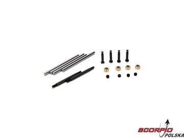 Suspension Hinge & King Pin Set (10): 10-T / LOSB4109