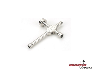 4-Way Wrench Steel(17mm.10mm.8mm.1/4")LST2.AFT.MGB 4-Way Wrench Steel(17mm.10mm.8mm.1/4")LST2.AFT.MGB / LOSB4603