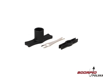 Wheel & Shock Wrench Set. Plastic: 5TT / LOSB4610