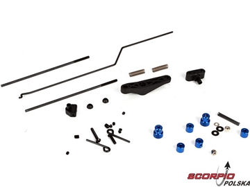 Throttle/Brake Linkage Set: 5TT Throttle/Brake Linkage Set: 5TT / LOSB5901