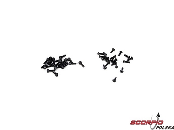 Wheel Screw Set. 3x10mm BH & Cap (20ea): 5TT Wheel Screw Set. 3x10mm BH & Cap (20ea): 5TT / LOSB6450