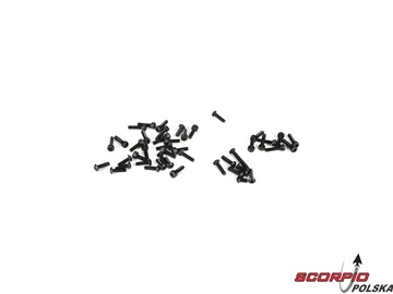 3mm BH & Cap Screw Asst (38): 5TT 3mm BH & Cap Screw Asst (38): 5TT / LOSB6451