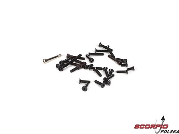 5mm FH & Cap Screw Asst. (24): 5TT 5mm FH & Cap Screw Asst. (24): 5TT / LOSB6480