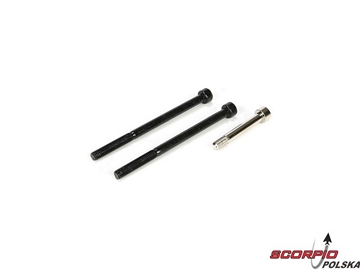 Rear Toe Block & Brace Screws: 5TT / LOSB6481